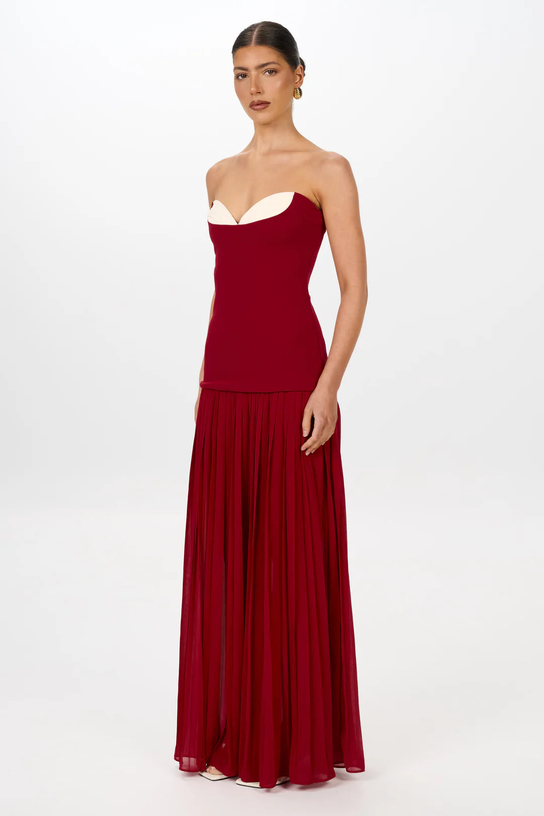 RASPBERRY NICOLETTE DRESS