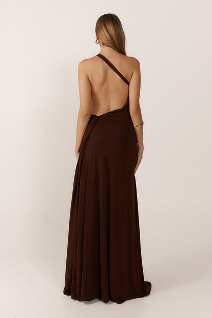 BROWN GAIA GOWN