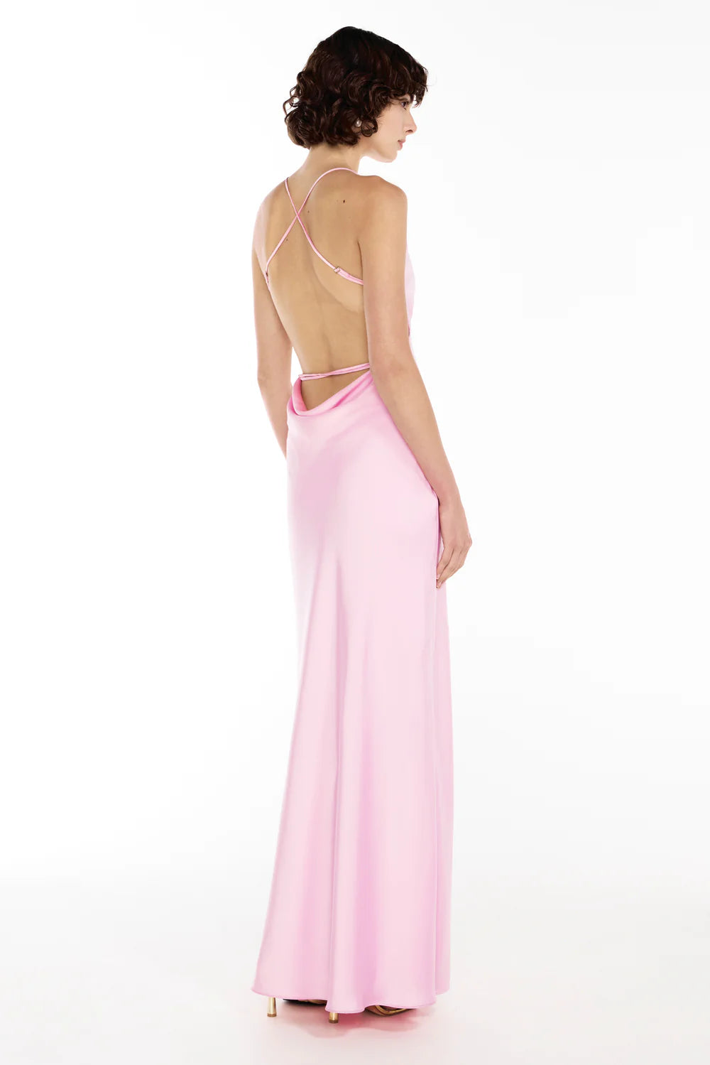HYDRANGEA SATURATION POINT SLIP DRESS