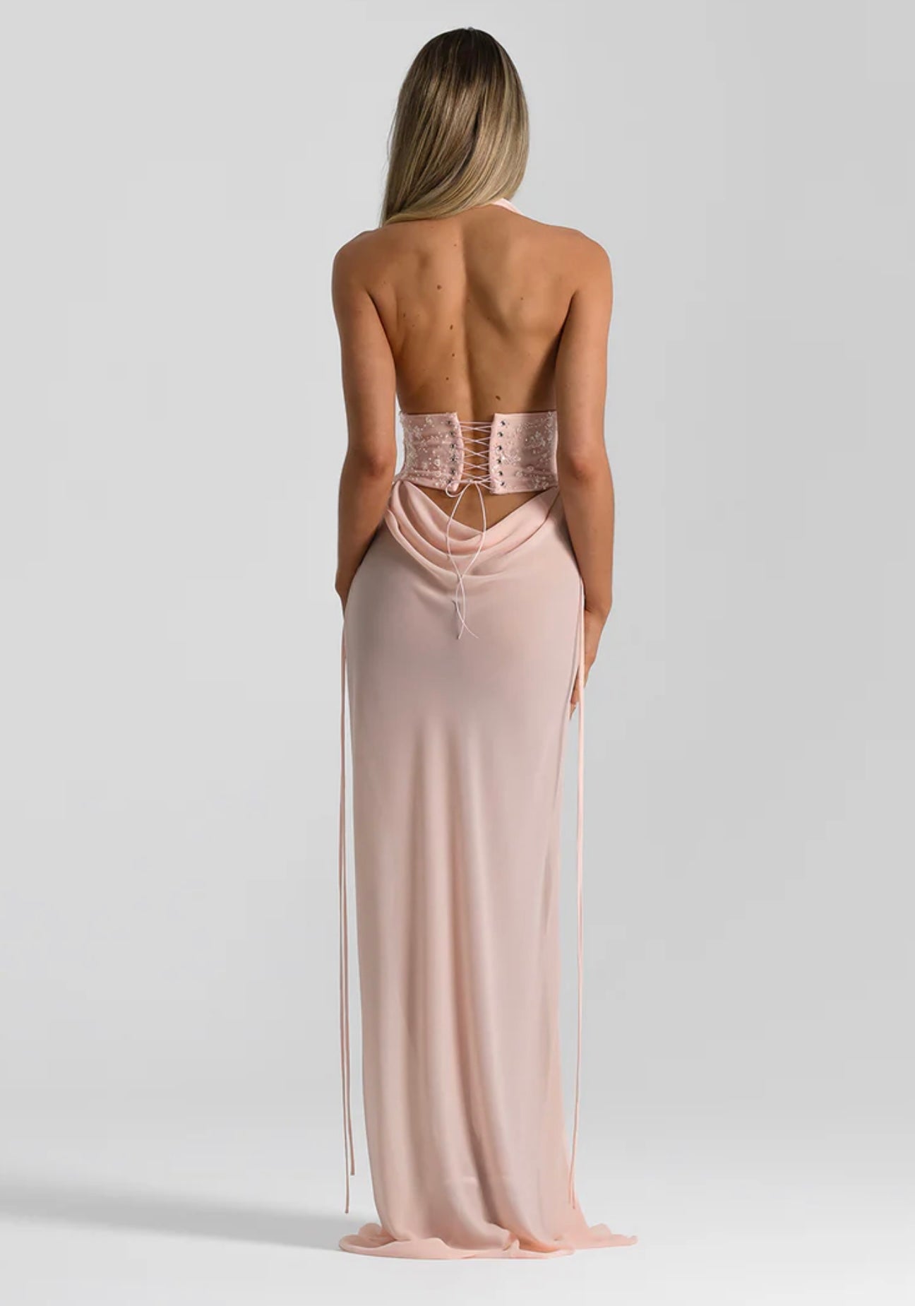 PINK ALLIRA MAXI SKIRT