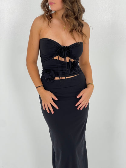 BLACK VERANERA DRESS