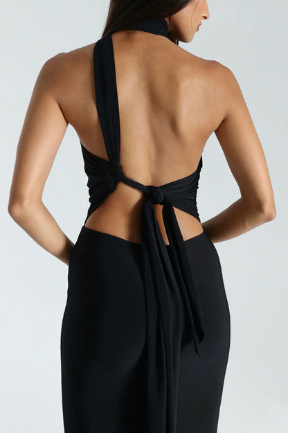 BLACK FABIENNE GOWN