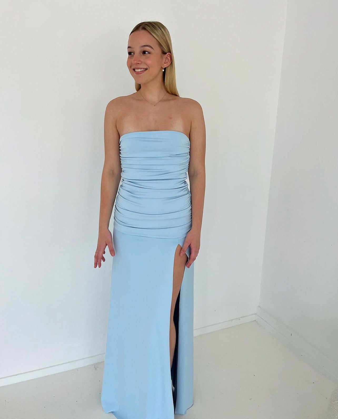 ICE BLUE REMI DRESS