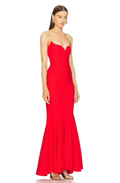 RED BILLIE GOWN