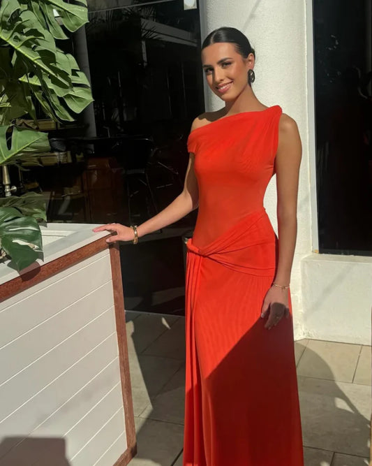 CHILLI SISAL MESH DRESS