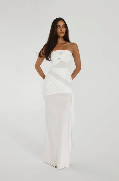 WHITE MIRANDA GOWN