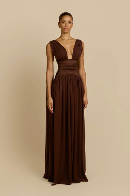 RAMONA DRESS COCOA