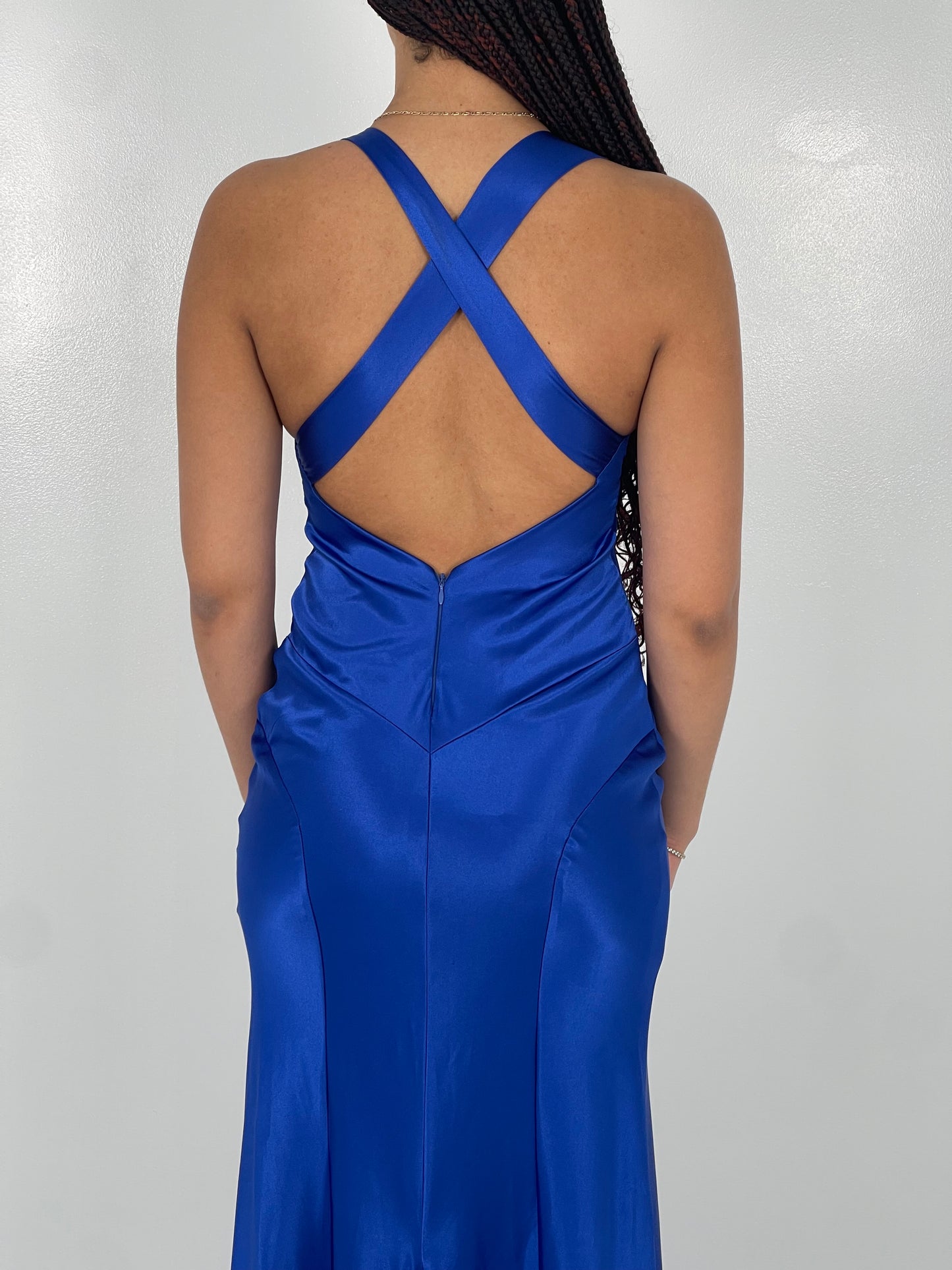 ROYAL BLUE ARIES GOWN