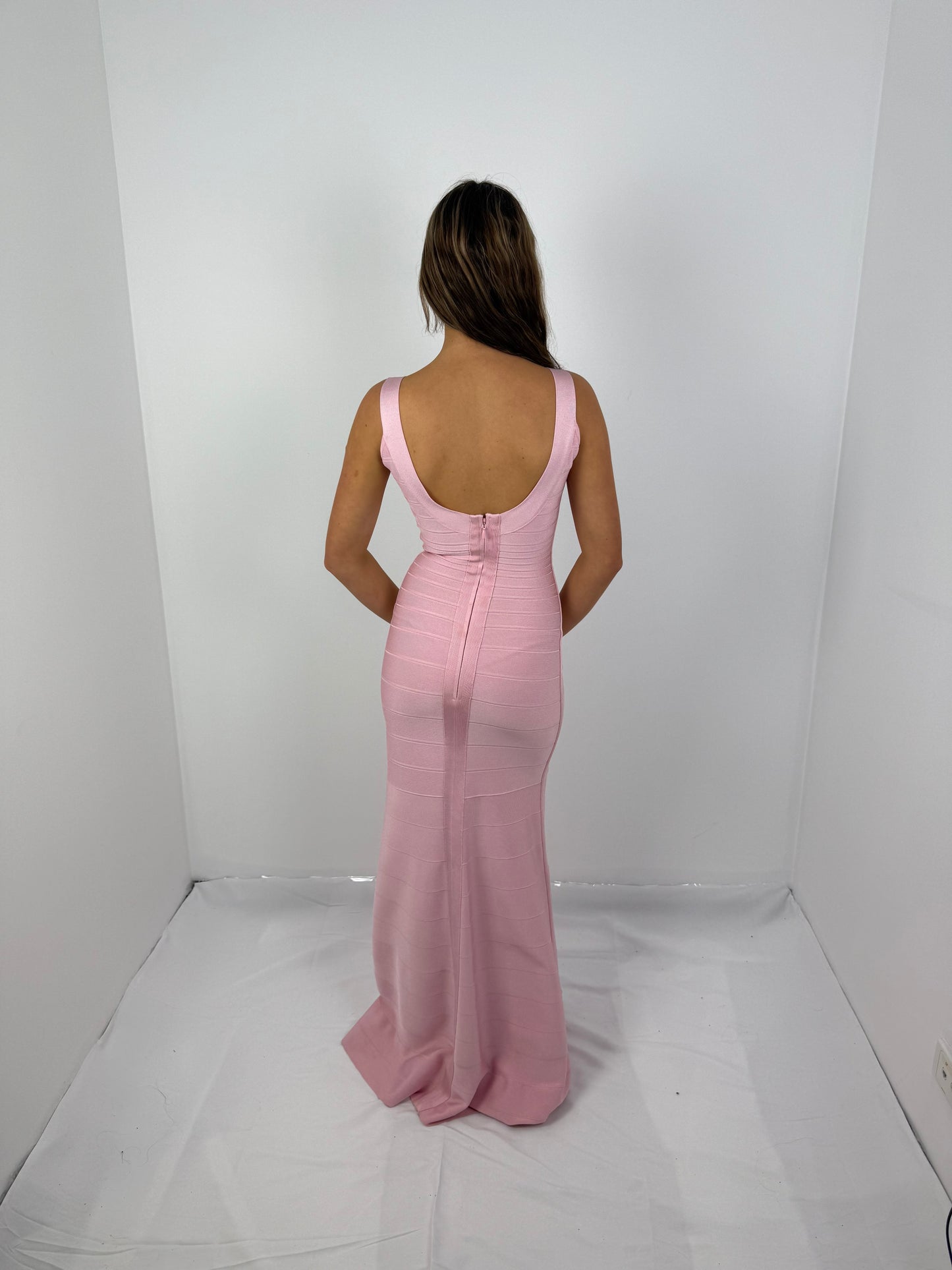 LIGHT PINK ELLEN BANDAGE GOWN