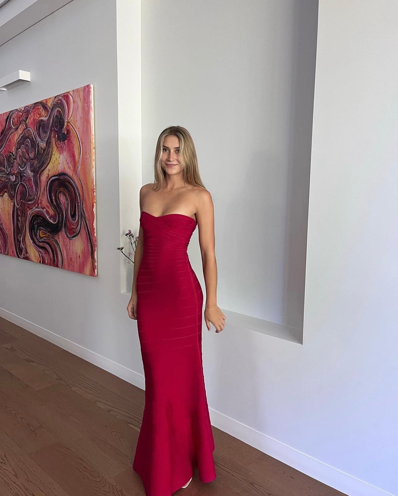 CRANBERRY SARA GOWN