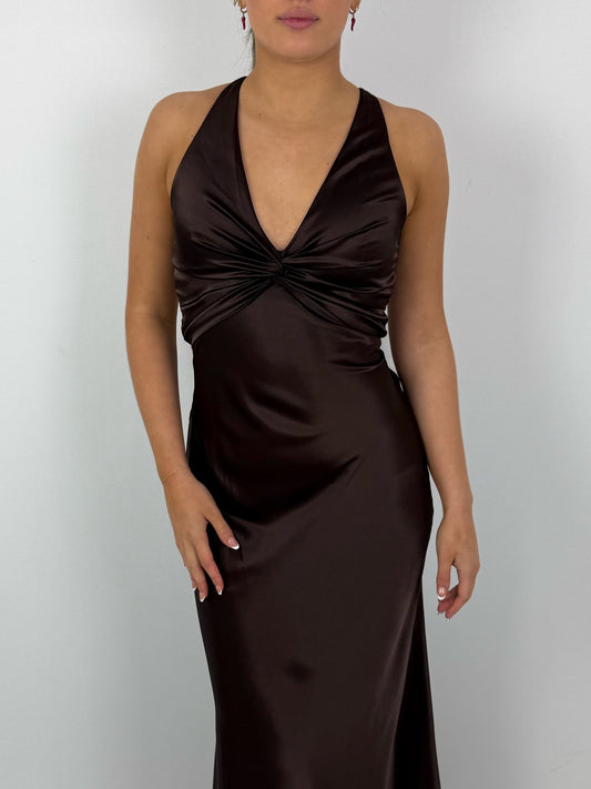 BROWN GODDESS GOWN