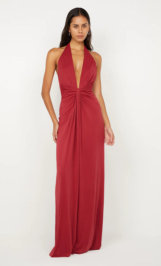 SUSIE PLUNGE MAXI DRESS