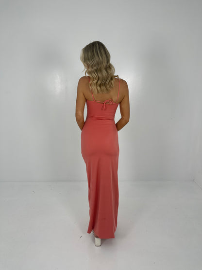 CORAL VERANERA DRESS