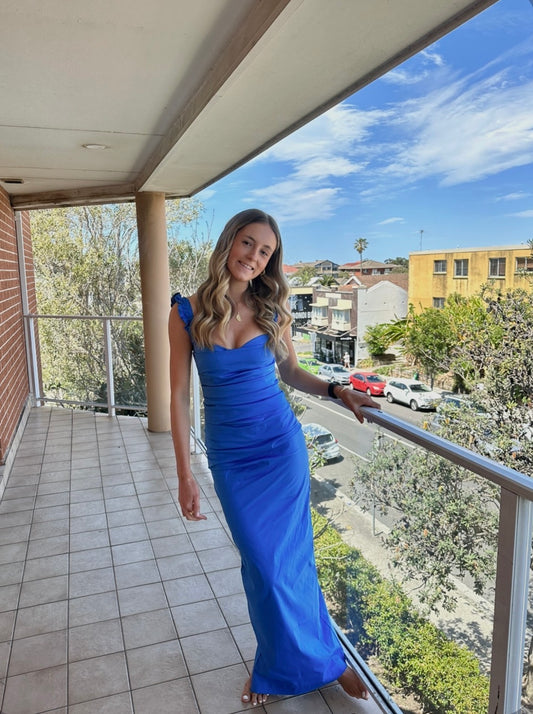 AZUL BALCONETTE GOWN - SALE