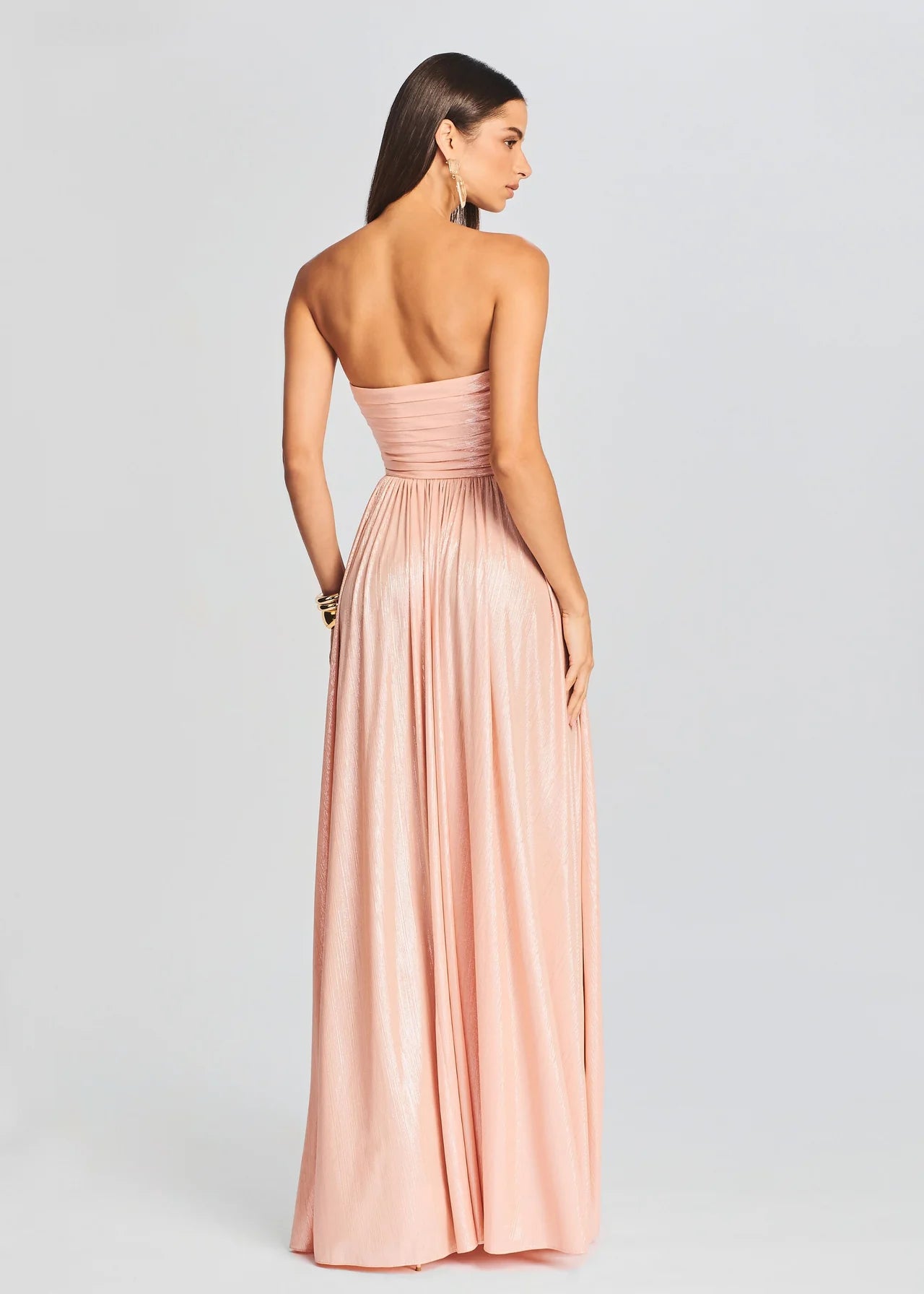 PEACH JACIE DRESS