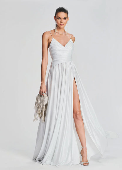 LIGHT SILVER DOSS GOWN - SALE
