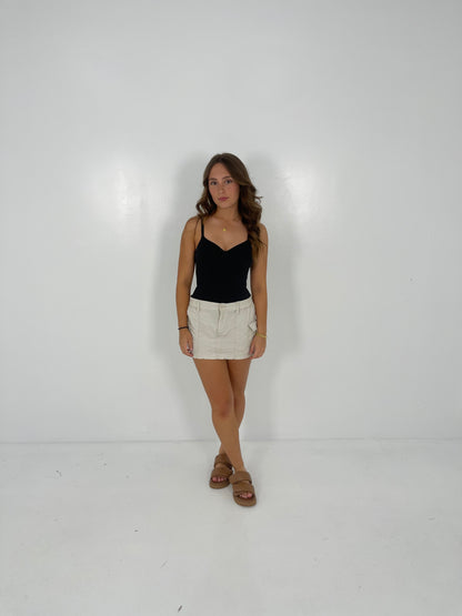 BLACK SKIMS BODYSUIT