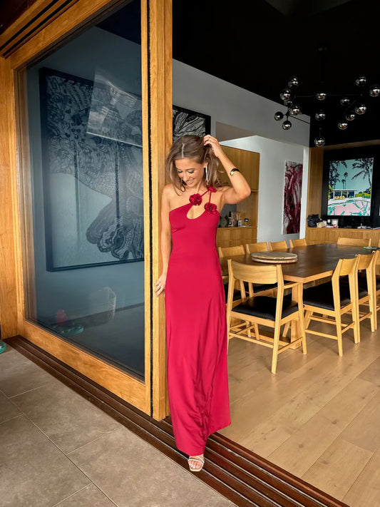 WINE CELOSIA DRESS