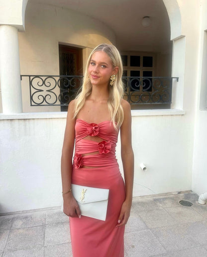 CORAL VERANERA DRESS