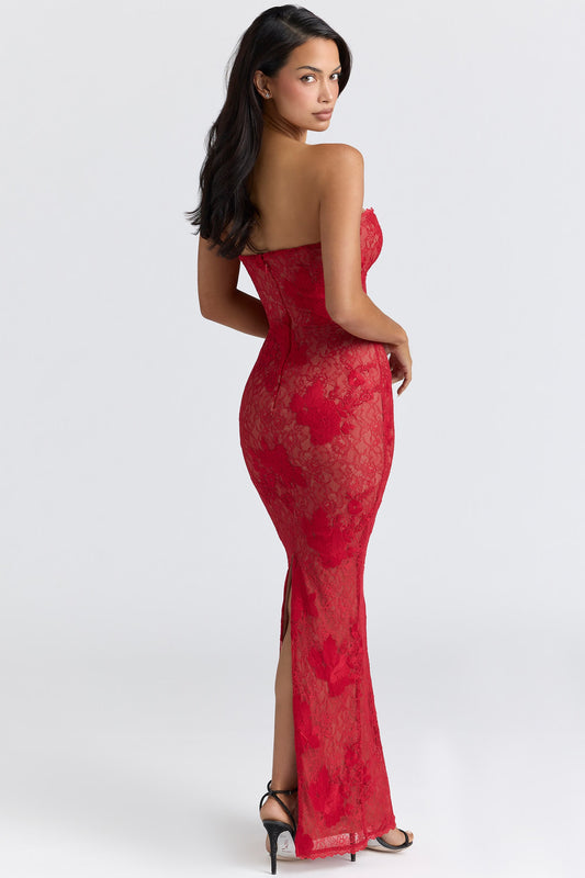 RED LUCIENNE GOWN