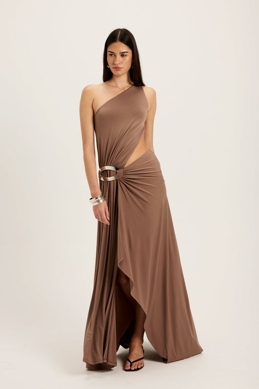 BROWN SERENA GOWN