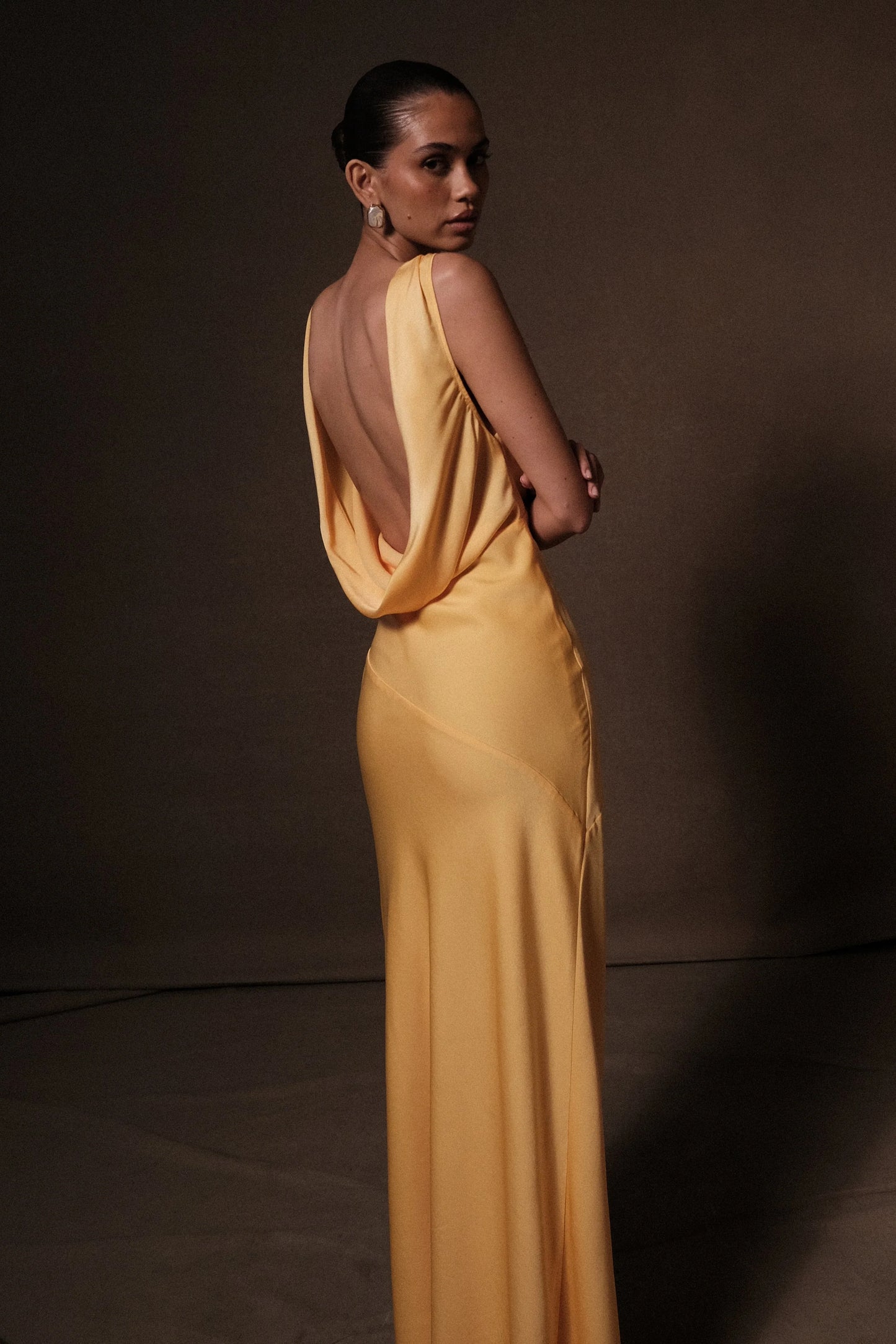 NADIA SATIN MAXI