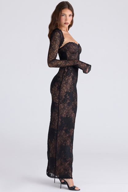 BLACK LUCIENNE GOWN