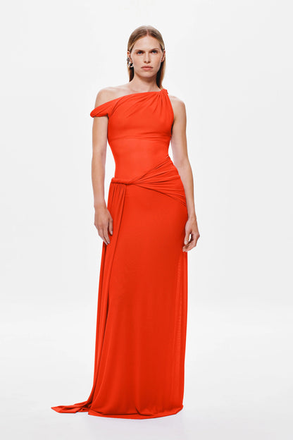 CHILLI SISAL MESH DRESS