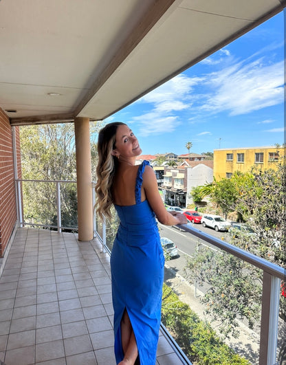 AZUL BALCONETTE GOWN - SALE