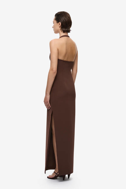 BROWN ALUSIA DRESS