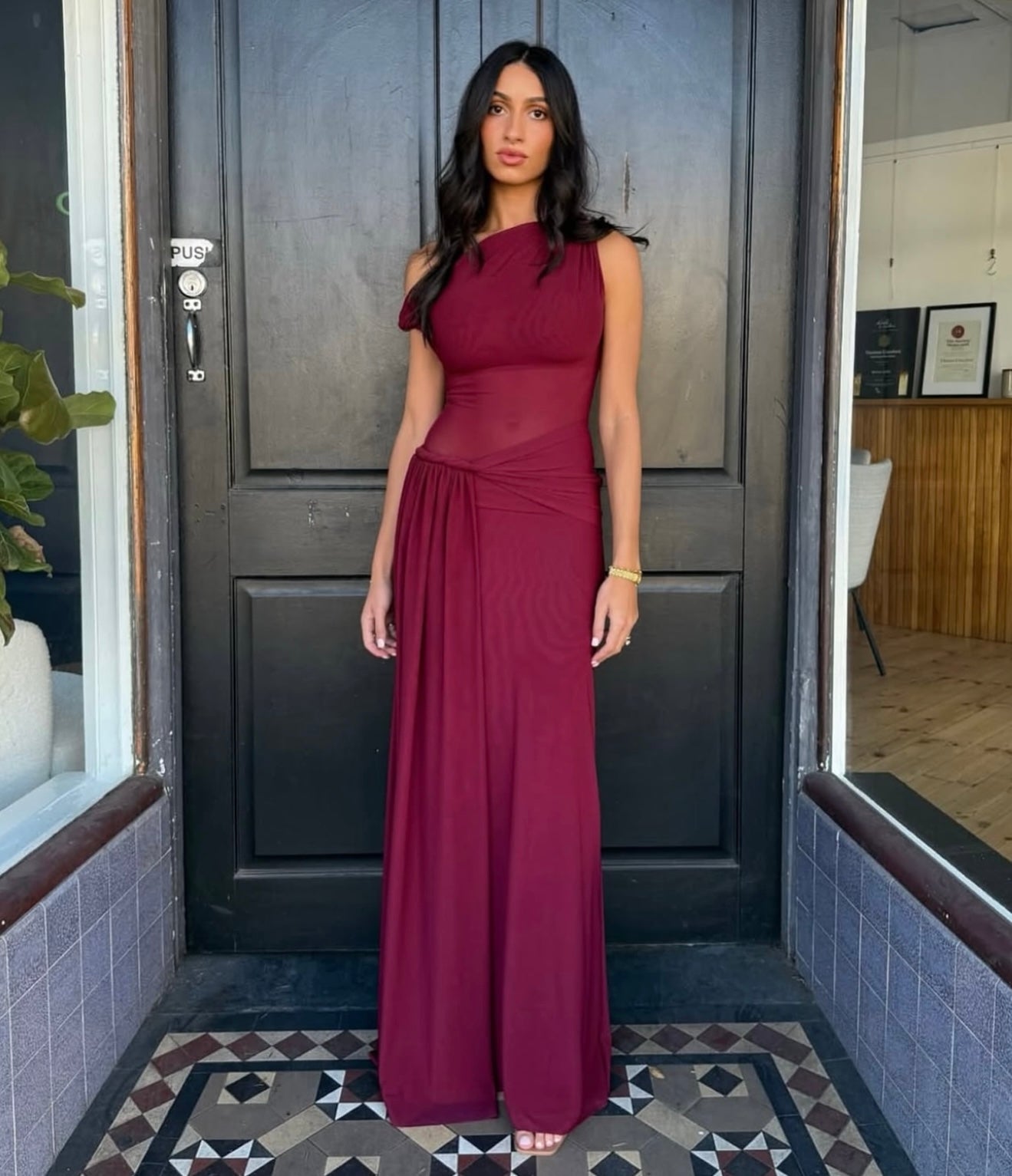 PORT SISAL MESH DRESS