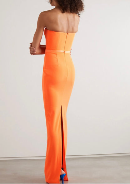ORANGE CASSIDY STRAPLESS COLUMN GOWN