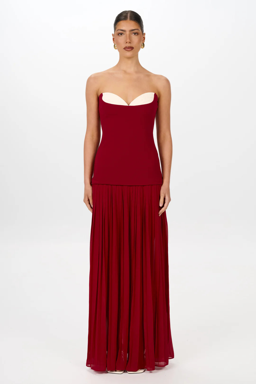 RASPBERRY NICOLETTE DRESS