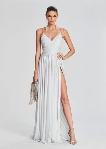 LIGHT SILVER DOSS GOWN - SALE