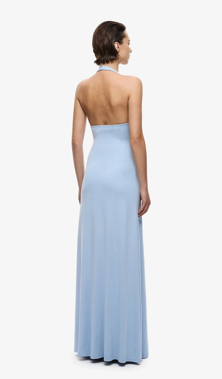 CORNFLOWER BLUE JENNIFER CUPRO MAXI