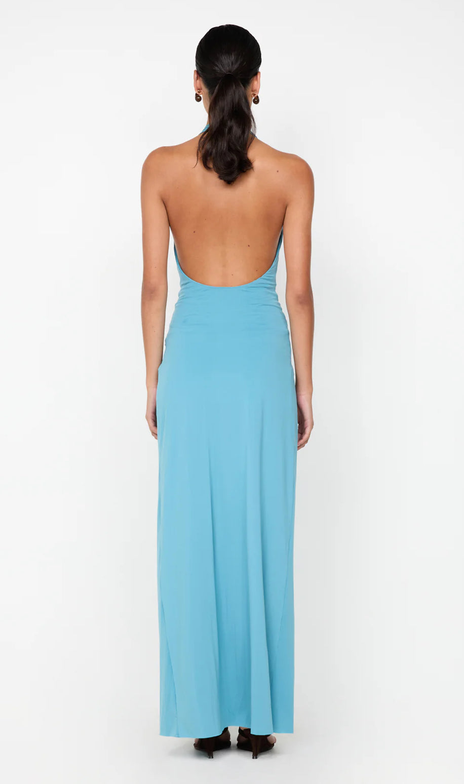 SEAFOAM TILLIE DRAPE MAXI DRESS
