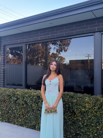 STEPHANIE MAXI DRESS SEAFOAM