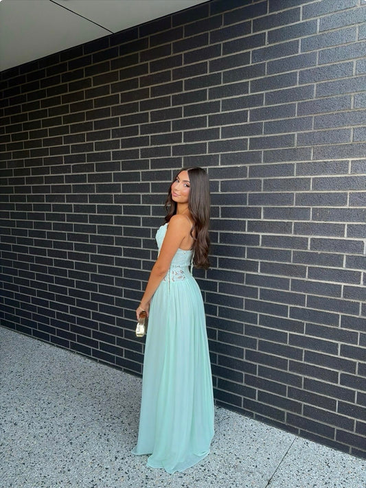 STEPHANIE MAXI DRESS SEAFOAM