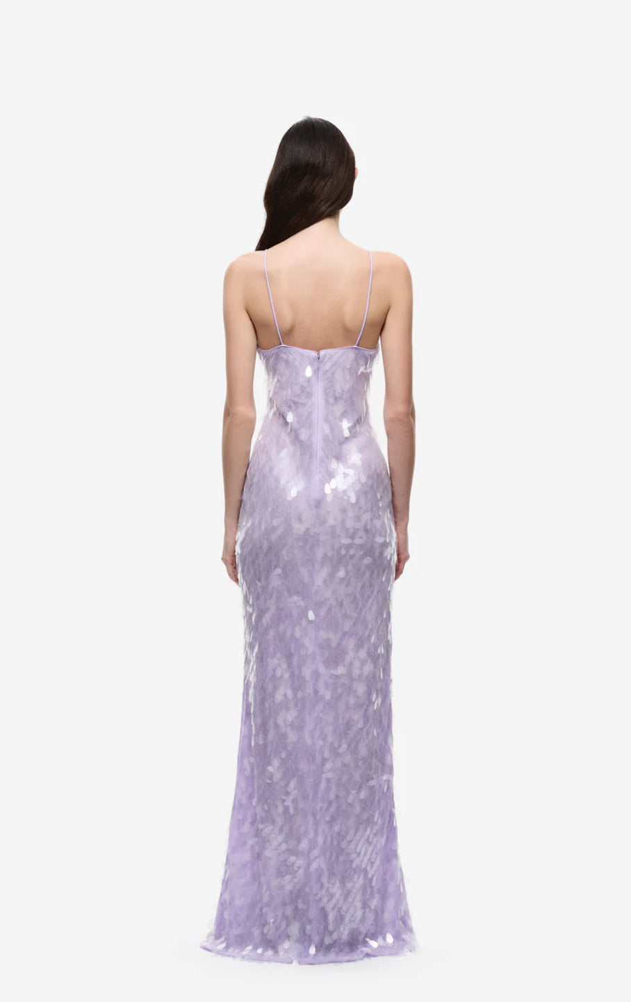 alnair lavender glitter maxi dress ARIEL main image 1
