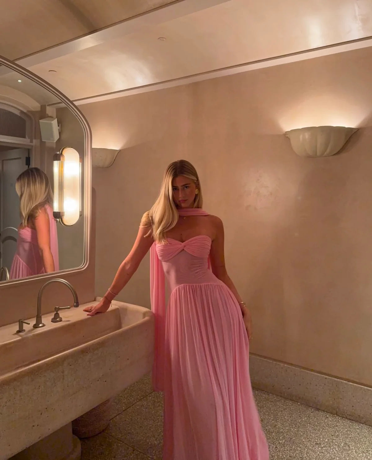 PINK OPHELIA DRESS