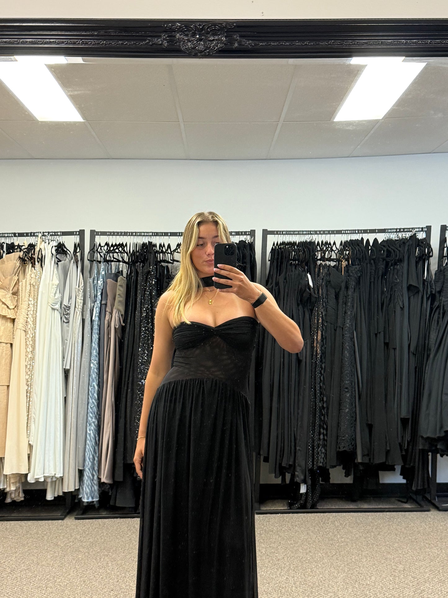 BLACK OPHELIA DRESS