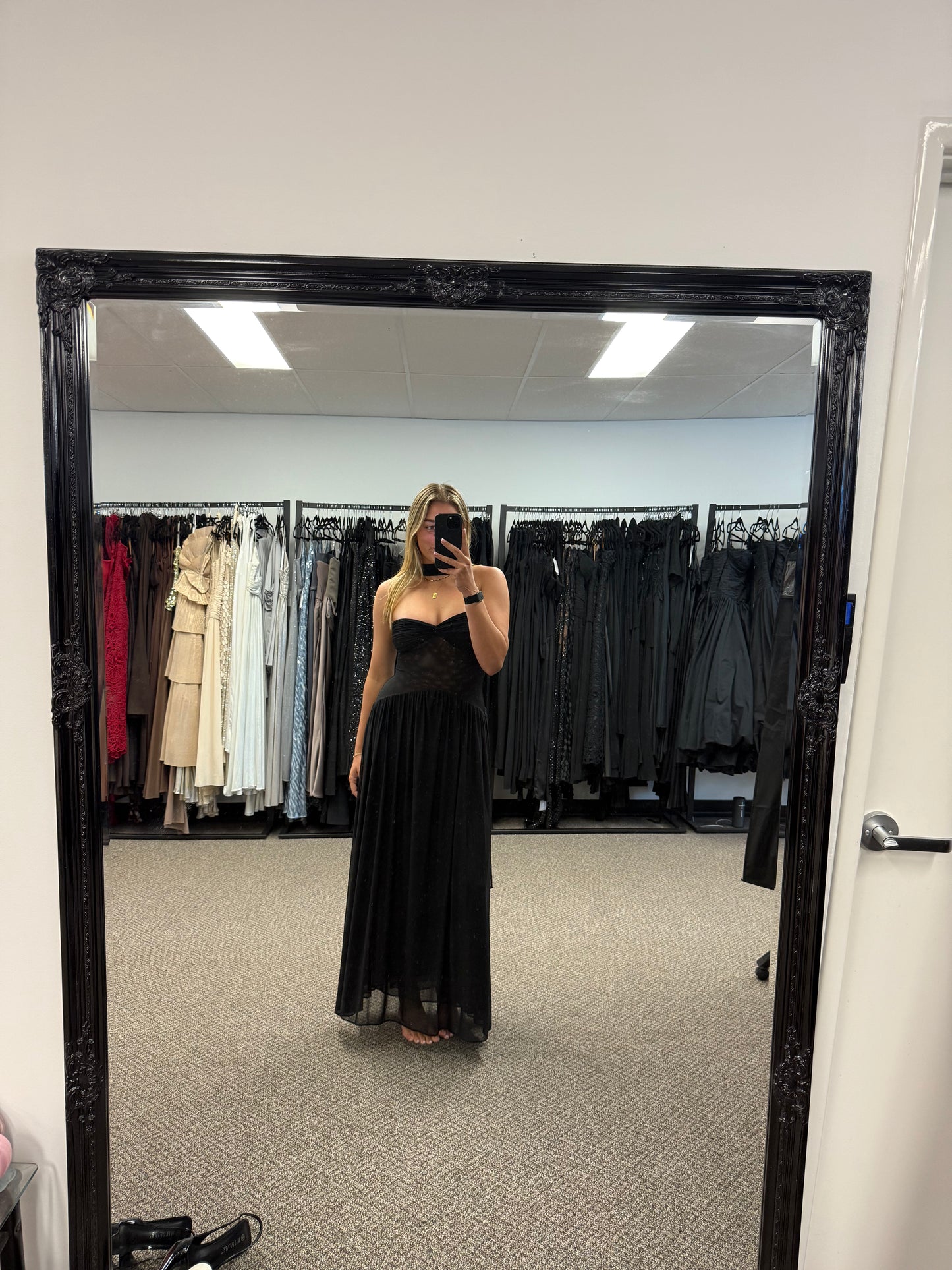 BLACK OPHELIA DRESS