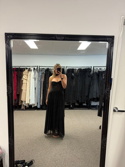 BLACK OPHELIA DRESS