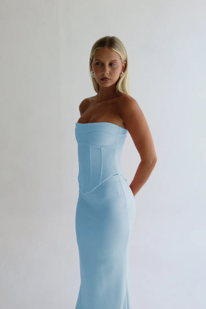 BABY BLUE LOUIE GOWN