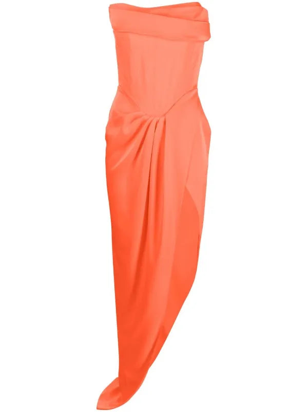 ORANGE HARLAND GOWN