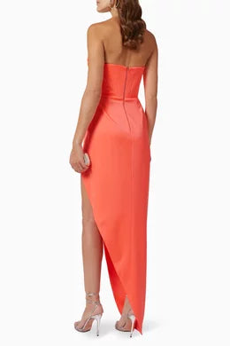 ORANGE HARLAND GOWN