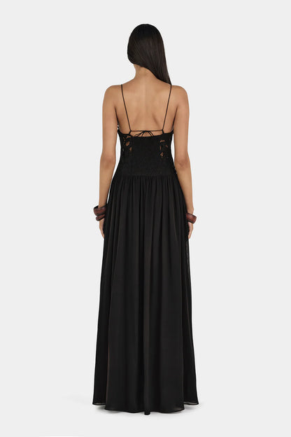 STEPHANIE MAXI DRESS BLACK