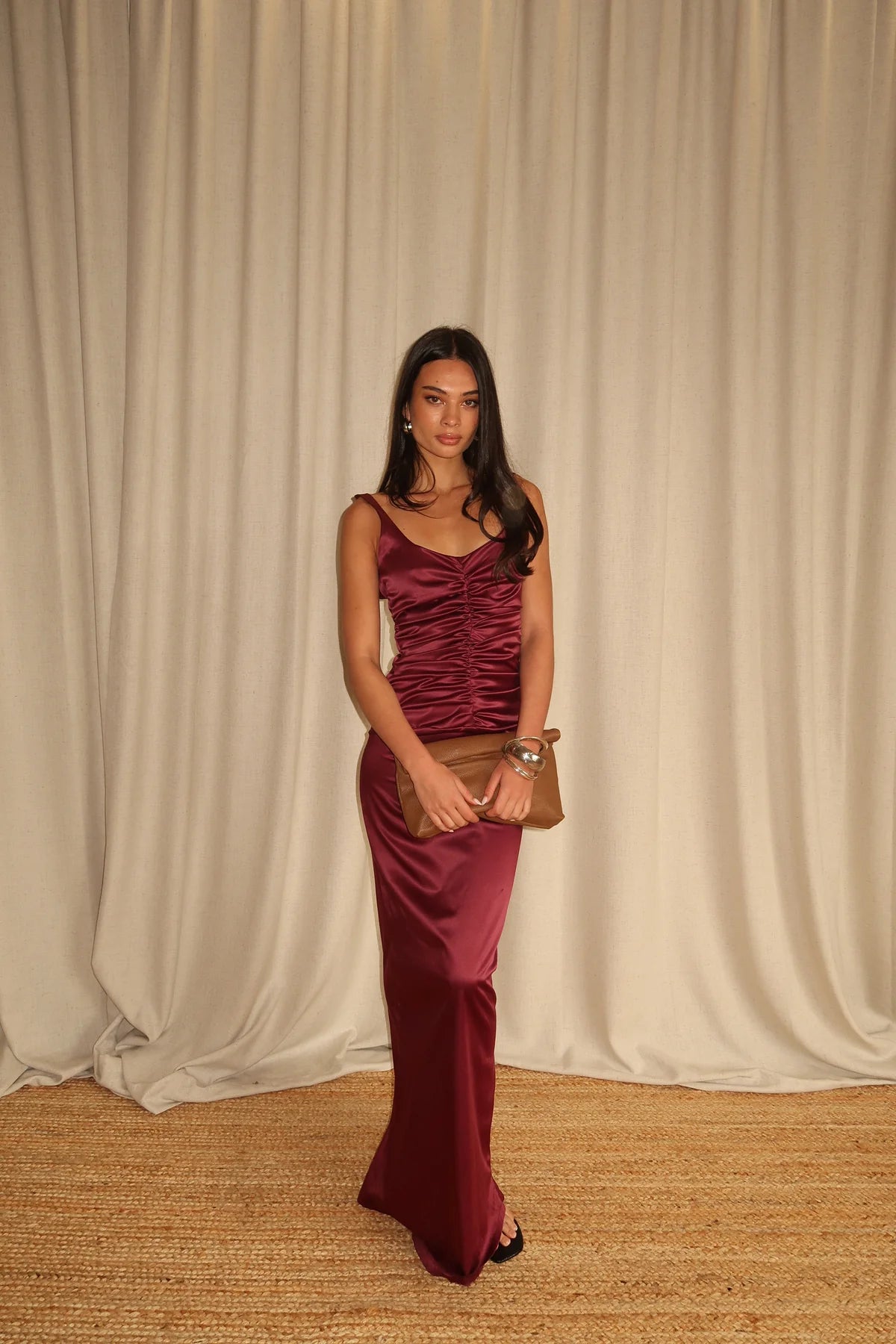 PLUM ATLEIN GOWN