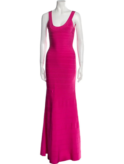 PINK ELLEN BANDAGE GOWN