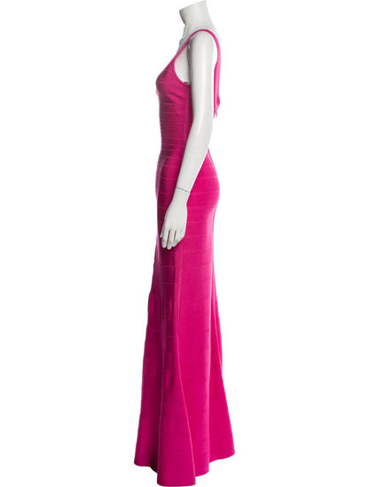 PINK ELLEN BANDAGE GOWN